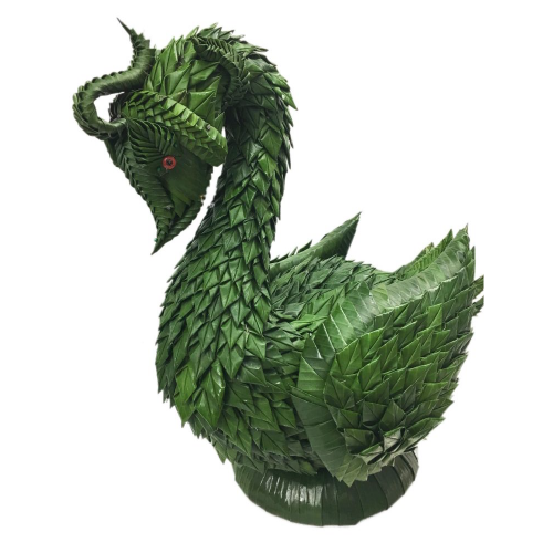 Banana Leaves Swan